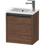 Duravit Waschtischunterbau Ketho.2 410x440x292mm TA rechts nussbaum dunkel