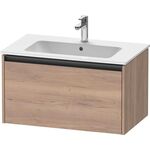 Duravit Waschtischunterbau Ketho.2 810x440x480mm eiche schwarz