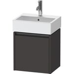 Duravit Waschtischunterbau Ketho.2 434x440x338mm TA links graphit supermatt