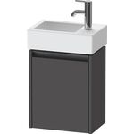 Duravit Waschtischunterbau Ketho.2 364x440x238mm TA links graphit matt