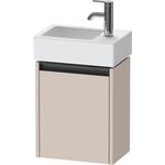 Duravit Waschtischunterbau Ketho.2 364x440x238mm TA links taupe matt