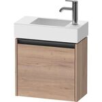 Duravit Waschtischunterbau Ketho.2 484x440x238mm TA links eiche schwarz