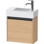 Duravit Waschtischunterbau Ketho.2 484x440x238mm TA links eiche natur