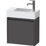 Duravit Waschtischunterbau Ketho.2 484x440x238mm TA links graphit matt