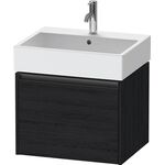 Duravit Waschtischunterbau Ketho.2 584x440x460mm eiche schwarz