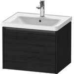 Duravit Waschtischunterbau Ketho.2 584x440x455mm eiche schwarz
