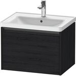 Duravit Waschtischunterbau Ketho.2 634x440x455mm eiche schwarz