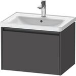 Duravit Waschtischunterbau Ketho.2 634x440x455mm graphit matt
