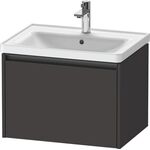 Duravit Waschtischunterbau Ketho.2 634x440x455mm graphit supermatt