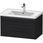 Duravit Waschtischunterbau Ketho.2 784x440x455mm eiche schwarz