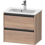Duravit Waschtischunterbau Ketho.2 610x440x390mm betongrau matt
