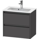 Duravit Waschtischunterbau Ketho.2 610x440x390mm graphit matt