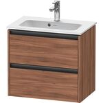 Duravit Waschtischunterbau Ketho.2 610x440x390mm nussbaum natur