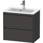 Duravit Waschtischunterbau Ketho.2 610x440x390mm graphit supermatt