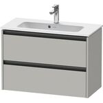 Duravit Waschtischunterbau Ketho.2 810x440x390mm betongrau matt