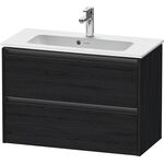 Duravit Waschtischunterbau Ketho.2 810x440x390mm eiche schwarz