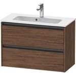 Duravit Waschtischunterbau Ketho.2 810x440x390mm nussbaum dunkel