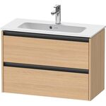 Duravit Waschtischunterbau Ketho.2 810x440x390mm eiche natur