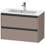Duravit Waschtischunterbau Ketho.2 810x440x390mm basalt matt