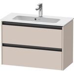 Duravit Waschtischunterbau Ketho.2 810x440x390mm taupe matt