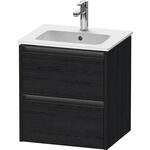 Duravit Waschtischunterbau Ketho.2 510x549x420mm eiche schwarz