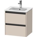 Duravit Waschtischunterbau Ketho.2 510x549x420mm taupe supermatt