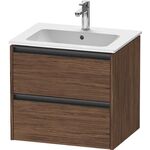 Duravit Waschtischunterbau Ketho.2 610x550x480mm nussbaum dunkel