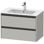 Duravit Waschtischunterbau Ketho.2 810x550x480mm betongrau matt