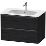 Duravit Waschtischunterbau Ketho.2 810x550x480mm eiche schwarz