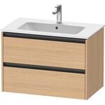 Duravit Waschtischunterbau Ketho.2 810x550x480mm eiche natur