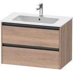 Duravit Waschtischunterbau Ketho.2 810x550x480mm nussbaum natur