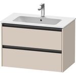 Duravit Waschtischunterbau Ketho.2 810x550x480mm taupe supermatt