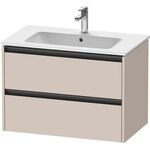 Duravit Waschtischunterbau Ketho.2 810x550x480mm taupe matt
