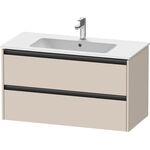 Duravit Waschtischunterbau Ketho.2 1010x550x480mm taupe supermatt