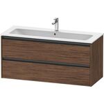 Duravit Waschtischunterbau Ketho.2 1210x550x480mm nussbaum dunkel