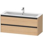 Duravit Waschtischunterbau Ketho.2 1210x550x480mm eiche natur