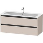 Duravit Waschtischunterbau Ketho.2 1210x550x480mm taupe matt