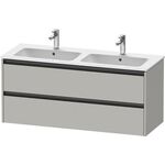 Duravit Waschtischunterbau Ketho.2 1280x550x480mm betongrau matt