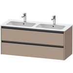 Duravit Waschtischunterbau Ketho.2 1280x550x480mm leinen
