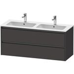 Duravit Waschtischunterbau Ketho.2 1280x550x480mm graphit supermatt