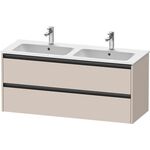 Duravit Waschtischunterbau Ketho.2 1280x550x480mm taupe matt
