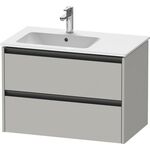 Duravit Waschtischunterbau Ketho.2 810x549x480mm betongrau matt