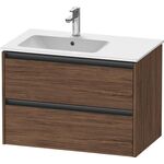 Duravit Waschtischunterbau Ketho.2 810x549x480mm nussbaum dunkel