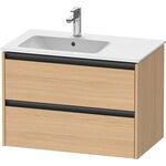 Duravit Waschtischunterbau Ketho.2 810x549x480mm eiche natur