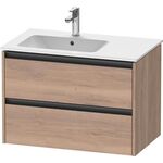 Duravit Waschtischunterbau Ketho.2 810x549x480mm graphit matt