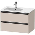 Duravit Waschtischunterbau Ketho.2 810x549x480mm taupe matt