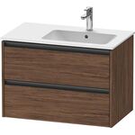 Duravit Waschtischunterbau Ketho.2 810x549x480mm nussbaum dunkel