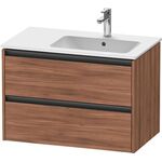 Duravit Waschtischunterbau Ketho.2 810x549x480mm nussbaum natur