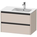 Duravit Waschtischunterbau Ketho.2 810x549x480mm taupe matt