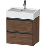Duravit Waschtischunterbau Ketho.2 584x549x390mm nussbaum dunkel
